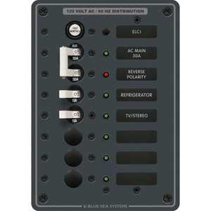 Blue Sea Systems Blue Sea 8101 ELCI GFCI Panel AC 5 Position