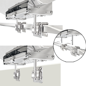 Magma Dual Side Bulkhead or Square/Flat Rail Mount - T10-540