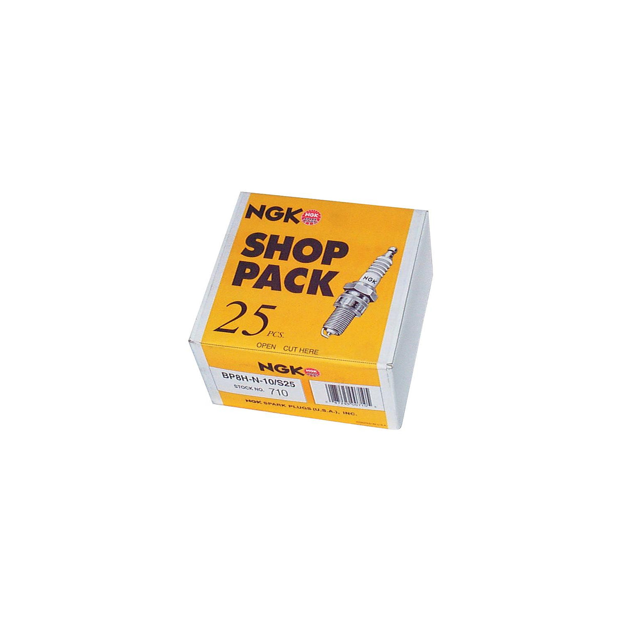 NGK Spark Plugs Shop Pack Spark Plugs, 713 BR8ES, 25/Pack - 713