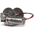 Savwinch 5005 SS Drum Anchor Winch, Rope Kit 229' of rope and chain (213' of 1/4" double-braid rope; 19' of 1/4"chain), Fits w/ 990SS, Boats up to 18', 13" W x 8.27" H - image 1