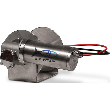 Savwinch 6003 Stainless Drum Anchor Winch, Rope Kit – 164' of rope and chain (147' of 1/5" double-braid rope; 16.4' of 1/4" chain), Fits w/ 450SSS,Boats up to 15' - image 2