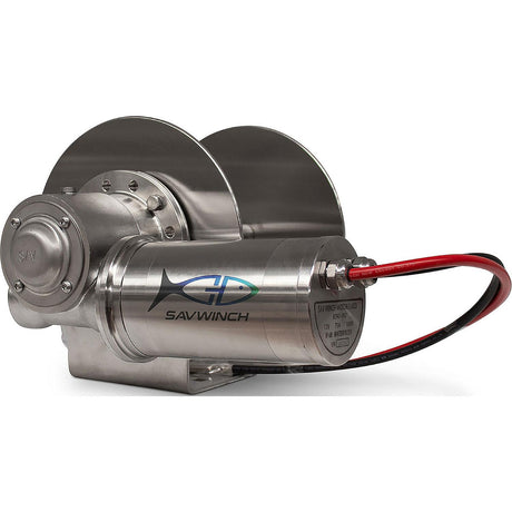 Savwinch 6008 Stainless Drum Anchor Winch, Rope Kit – 332' of rope and chain (310' of 1/4" double-braid rope; 22' of 1/4' chain), Fits w/ 1000SSS, Boats up to 23' - image 2