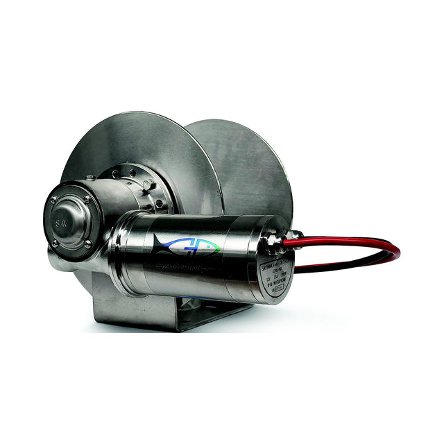 Savwinch 6012 Stainless Drum Anchor Winch, Rope Kit – 338' of rope and chain (312 ' of 5/16" double-braid rope; 26 ' of 1/4" chain), Fits w/ 1500SSS, Boats up to 26' - image 1
