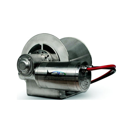 Savwinch 6016 Stainless Drum Anchor Winch, Rope Kit – 460' of rope and chain (427' of 5/16" double-braid rope; 33' of 1/4" chain), Fits w/ 2000SSS, Boats up to 33' - image 1