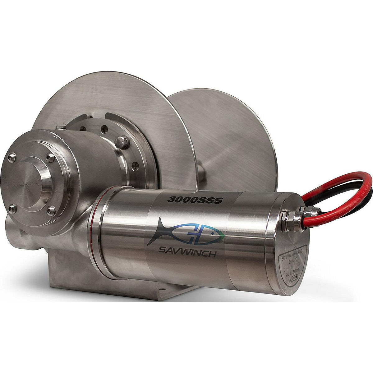 Savwinch 6018 Stainless Drum Anchor Winch, No Rope kit, Fits w/ 3000SSS, Boats up to 46' - image 2