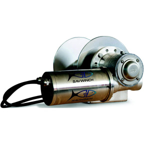 Savwinch 9002 Commercial Drum Anchor Winch, 418mm W x 210mm H, Fits w/ Boats up to 26' - image 1