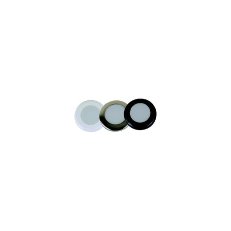 Scandvik A3C Downlight Kit - Warm White w/SS, White, Black Trim Rings [41290P] - official Scandvik product image 3