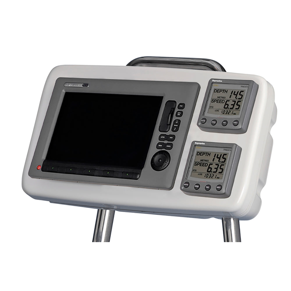 Scanstrut Scanpod Helm Pod System pod for 8" display plus 4 nav instruments or 12" display plus 2 nav instruments - SPH-SYSTEM-W