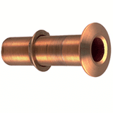 Perko 3/4" Thru-Hull Fitting w/Pipe Thread Bronze Extra Long - Max Hull 5" Thick - 0348DP5PLB