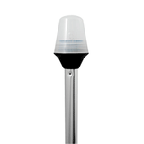 Attwood Marine Attwood Frosted Globe All-Around Pole Light w/2-Pin Locking Collar Pole - 12V - 36" - 5110-36-7
