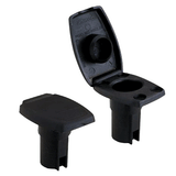 Attwood Marine Attwood Oval 2-Pin Base f/Angled Pole - Black - 91022-7