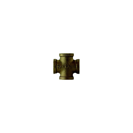 Brass Fittings 44391 Bronze Cross, 1/4" - image 1
