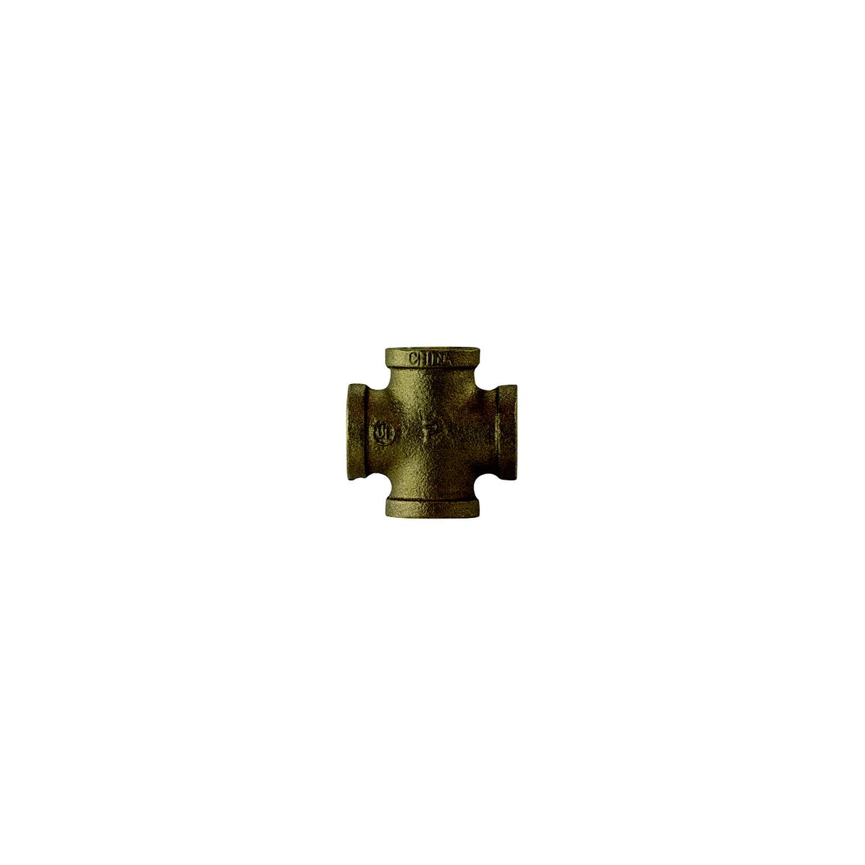 Brass Fittings 44393 Bronze Cross, 1/2" - image 1
