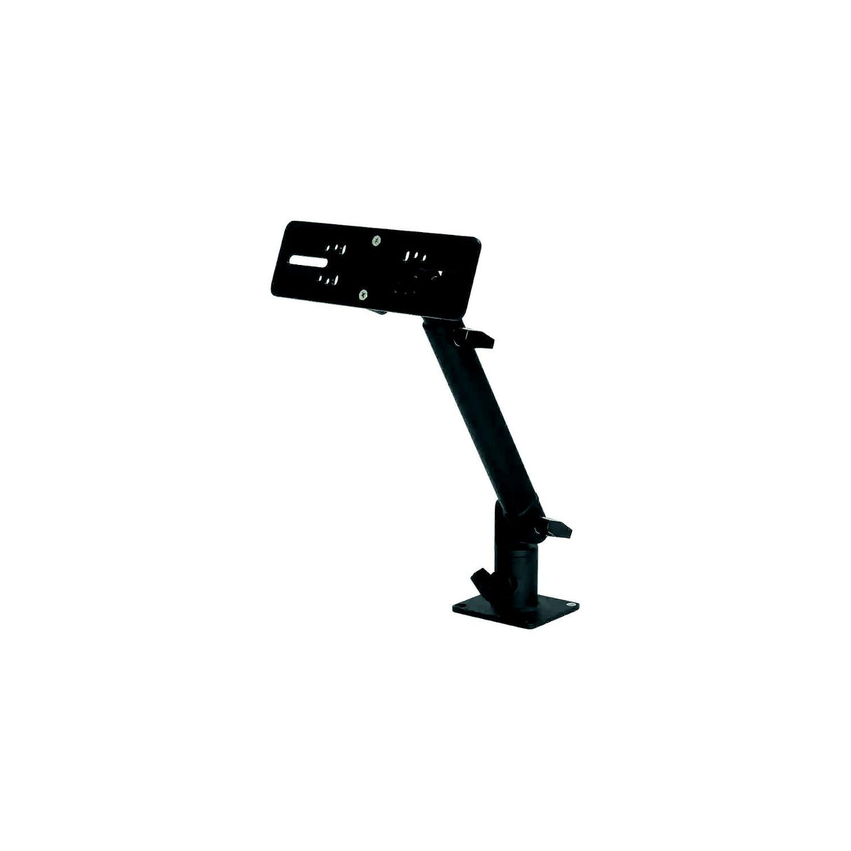 Millennium Outdoors MM001BL Single Monitor Mount  Black - MM-001-BL