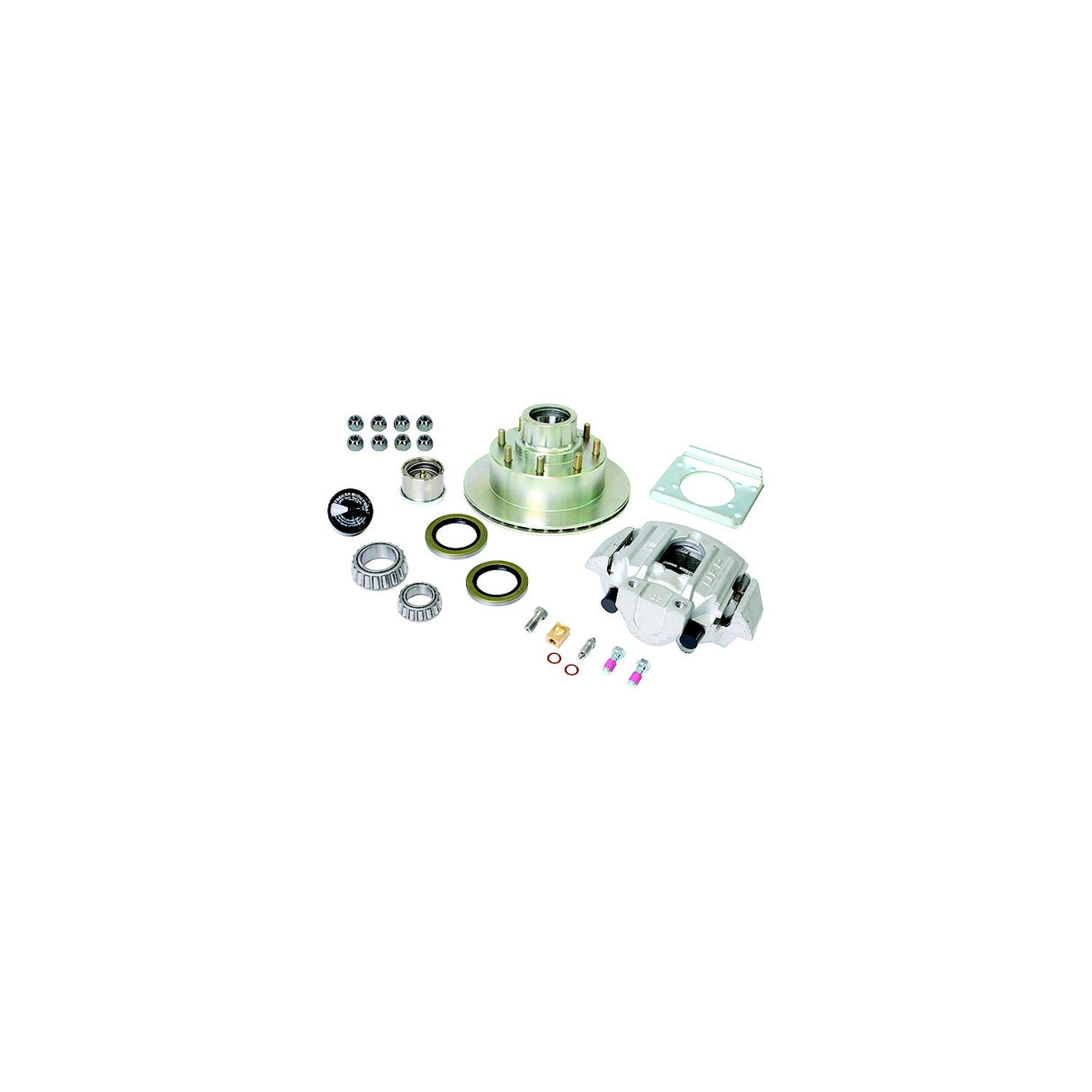 Dexter UFP Zinc+ Hub, Zinc+ Ventilated Rotor And Aluminum Caliper Kit - K71-806-05 - official Dexter product image 3