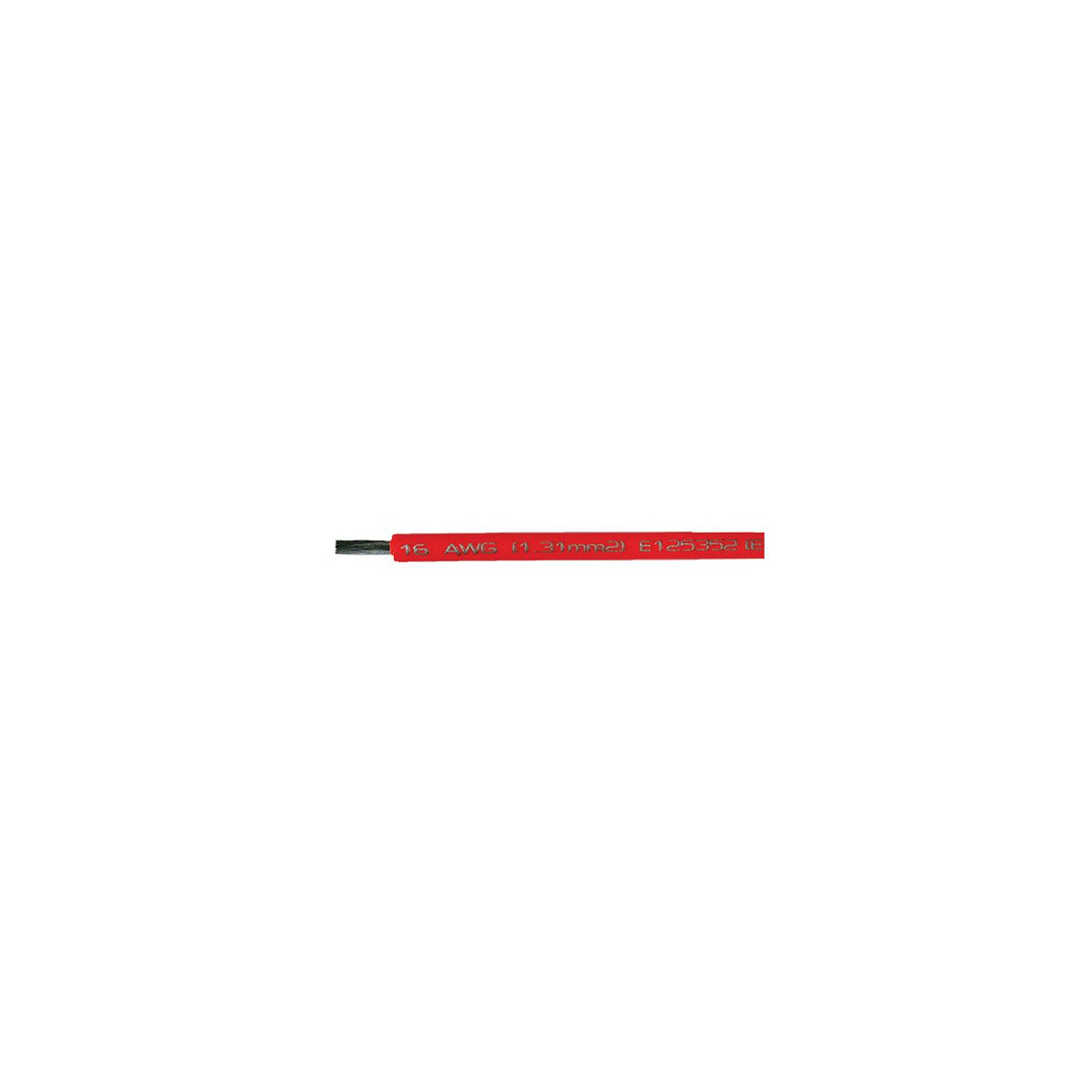 Cobra Wire and Cable Cobra Wire A1016T01250FT Primary Tinned Copper Wire, 16 AWG, 250', Red - A1016T01250FT