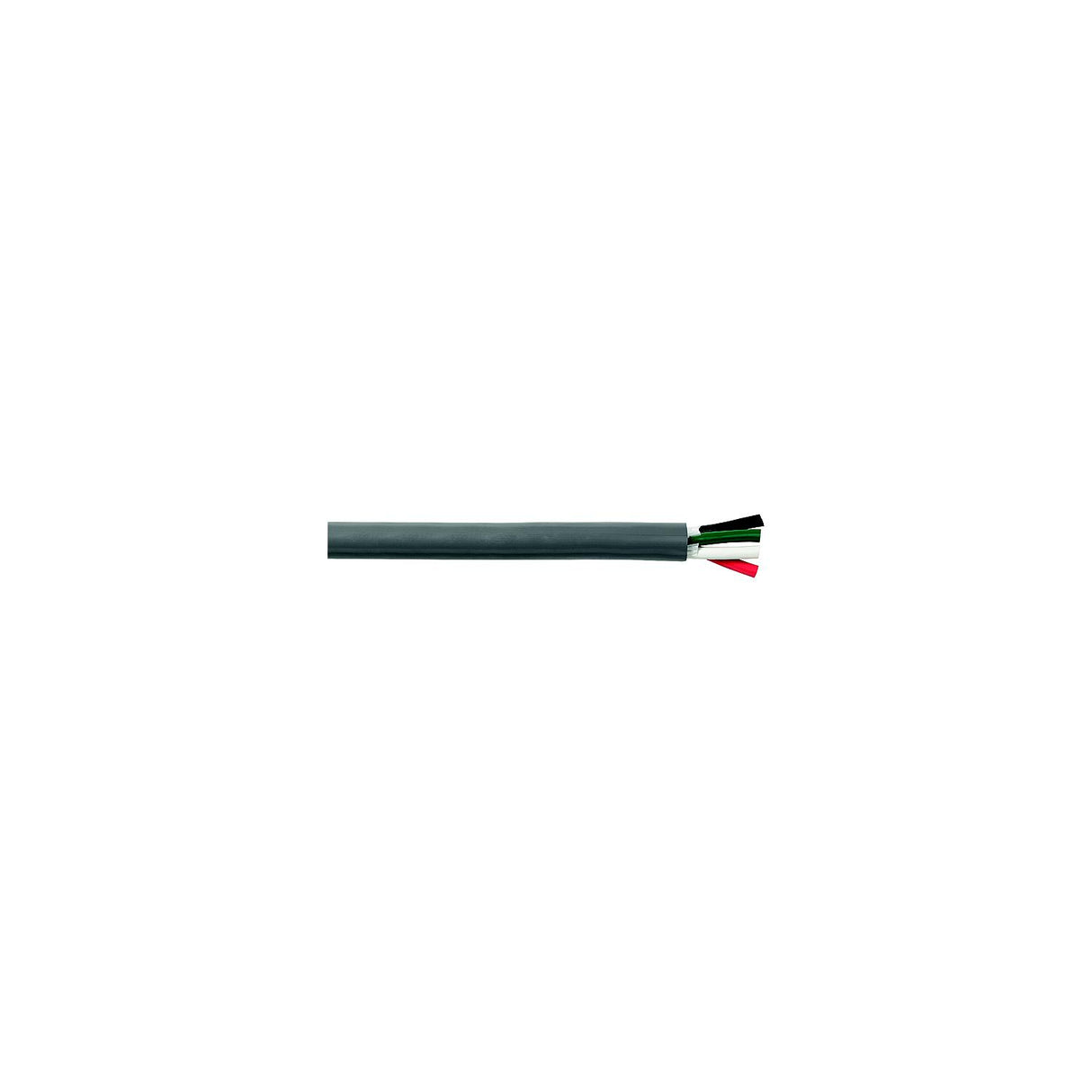 Cobra Wire and Cable Cobra Wire B6G12T40100FT Tinned Copper Round 4-Conductor Wire, 12/4, 100', Gray - B6G12T40100FT