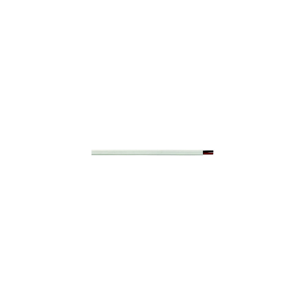 Cobra Wire and Cable Cobra Wire B7W14T21100FT Tinned Copper Flat Duplex Wire, 14/2, 100', White - B7W14T21100FT