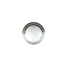 Lumitec Touch Dome LED Light - White/Red, Stainless Steel, MPN 101098