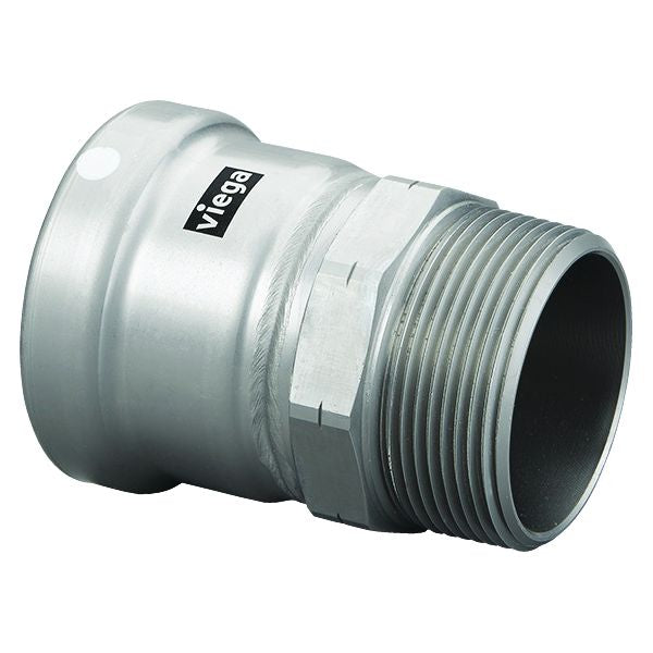 Viega MegaPress XL Adapter - Male Thread (3”) - 26645 - image 1