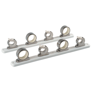 TACO Marine TACO 4-Rod Hanger w/Poly Rack - Polished Stainless Steel - F16-2752-1