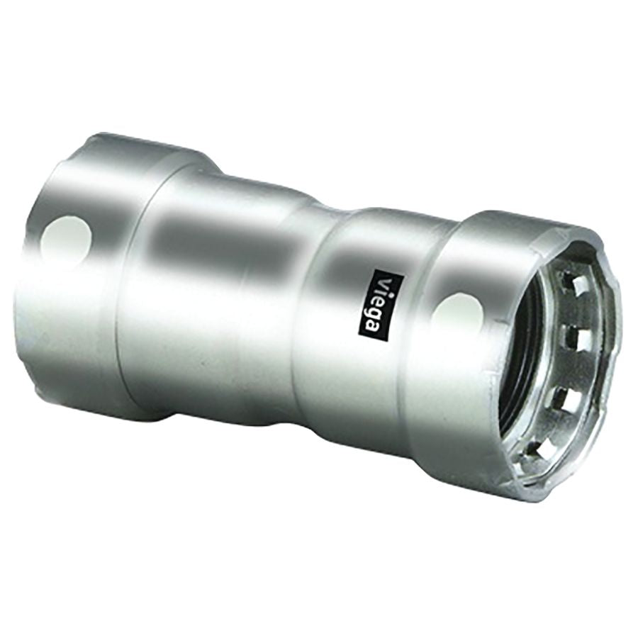 Viega MegaPress Stainless 316 Coupling with Stop (1”) - 91110 - image 1