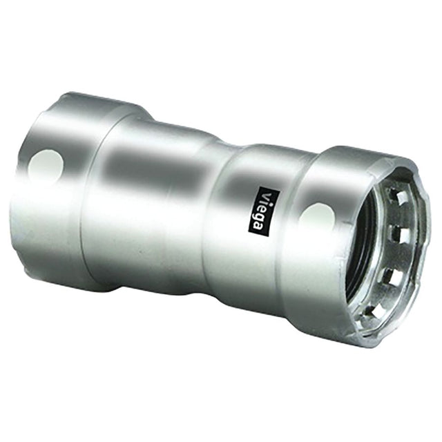 Viega MegaPress Stainless 316 Coupling with Stop (1”) - 91110 - image 1