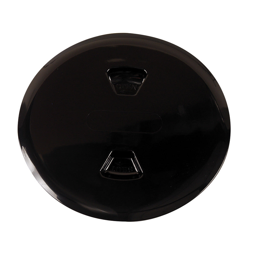 Placa de cubierta giratoria Beckson de 5" - Negro [DP50-B]