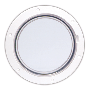 Beckson Marine Beckson 6" Clear Center Pry-Out Deck Plate - White - DP61-W-C