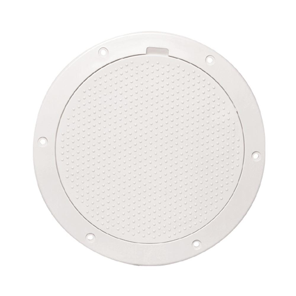 Beckson Placa de cubierta antideslizante de 6" - Blanco [DP63-W]
