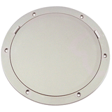 Beckson Marine Beckson 8" Smooth Center Pry-Out Deck Plate - White - DP81-W
