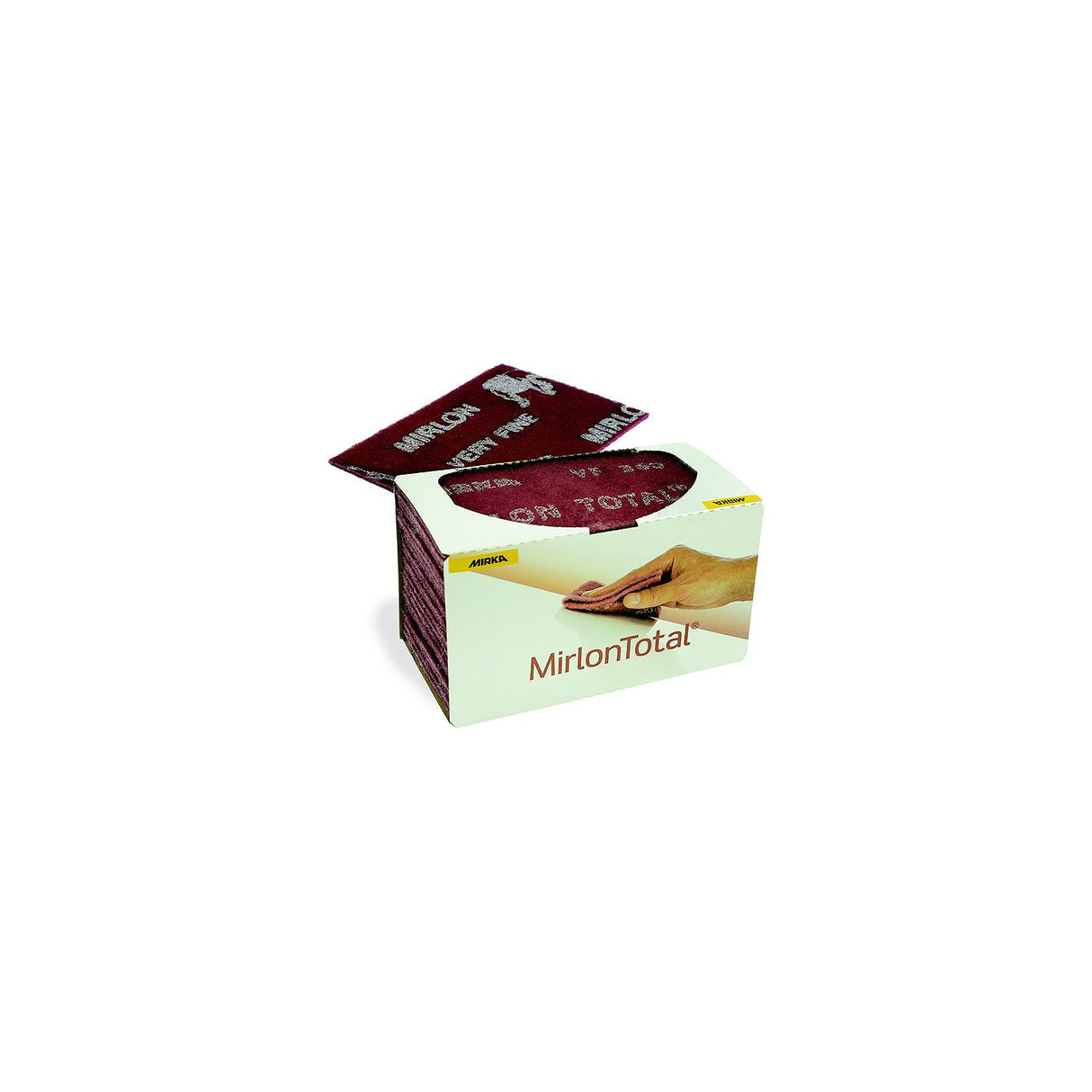 Mirka Mirlon 6" x 9" Maroon Scuff Pad - 18-111-447