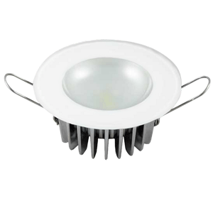 Lumitec Mirage - Flush Mount Down Light - Glass Finish - 3-Color Red/Blue Non Dimming w/White Dimming - 113198