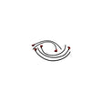 Sierra Premium Marine Spark Plug Wire, 22" 5/Pk - 18-5229-9-1 - image 1
