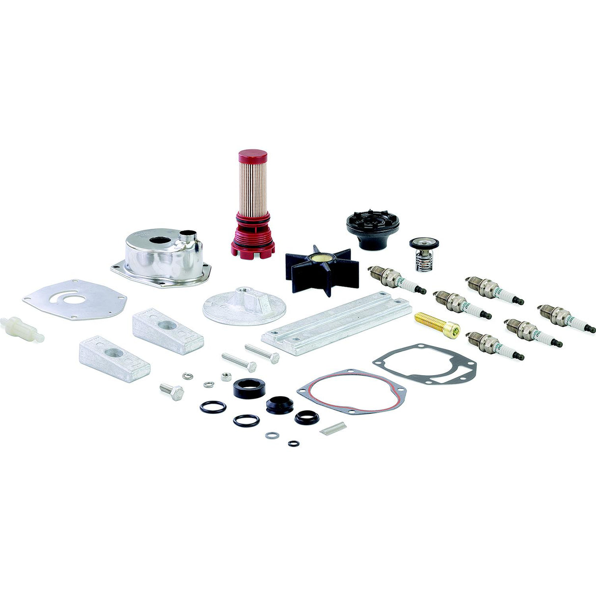 Sierra 9253 Outboard Maintenance Kit Mercury - Mercury V6, Optimax, 3.0L, 2-Stroke O/B's, Fits with S/N's 1B227000 and up (non-pro models) - 18-9253 - image 2