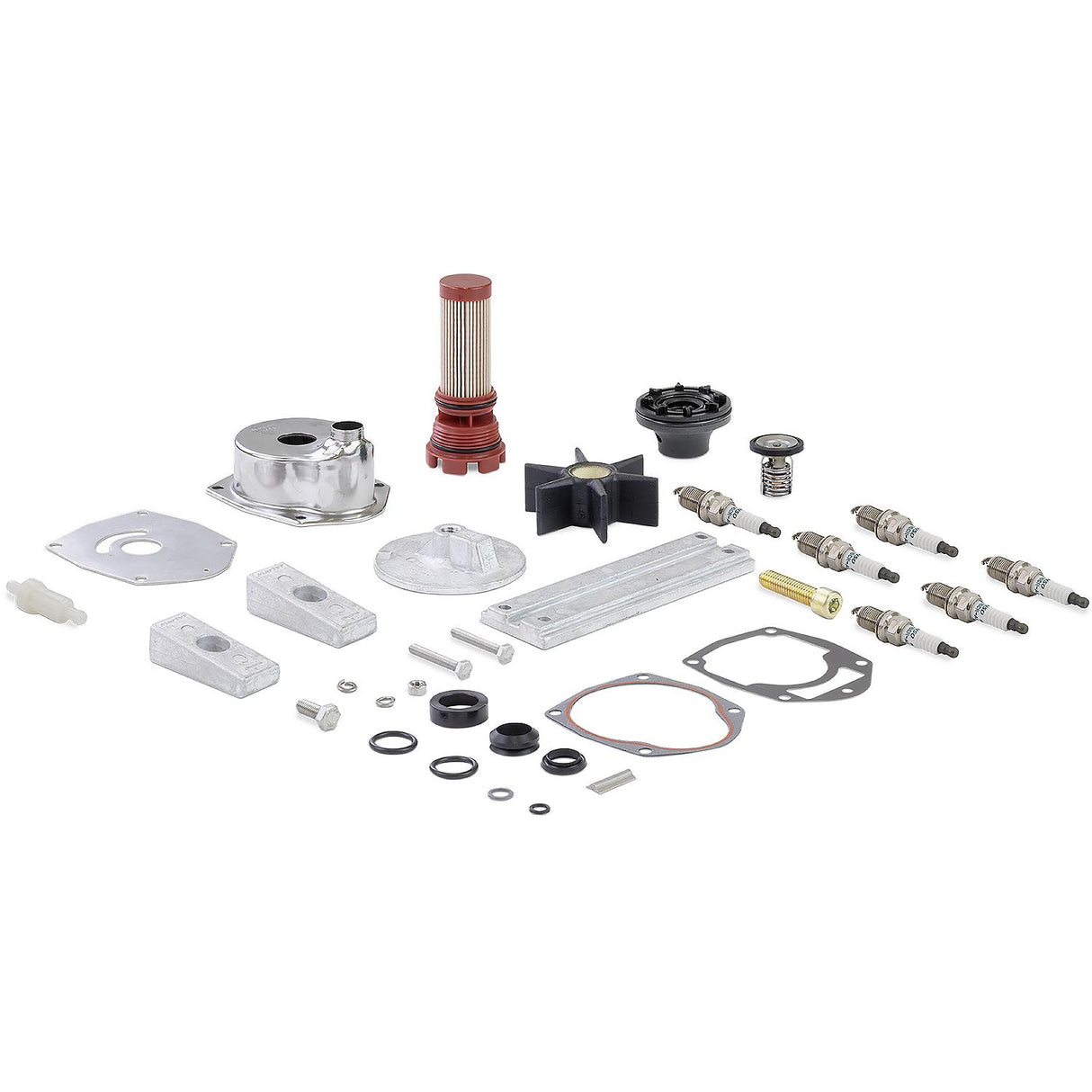 Sierra 9253 Outboard Maintenance Kit Mercury - Mercury V6, Optimax, 3.0L, 2-Stroke O/B's, Fits with S/N's 1B227000 and up (non-pro models) - 18-9253 - image 1