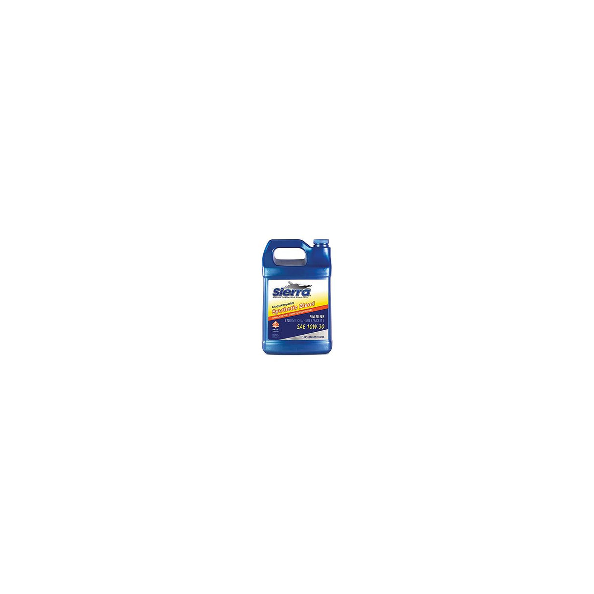 Sierra 9421CAT3 4-Stroke Synthetic Blend Catalyst Outboard Engine Oil, 10W30, Gal. - 18-9421CAT-3