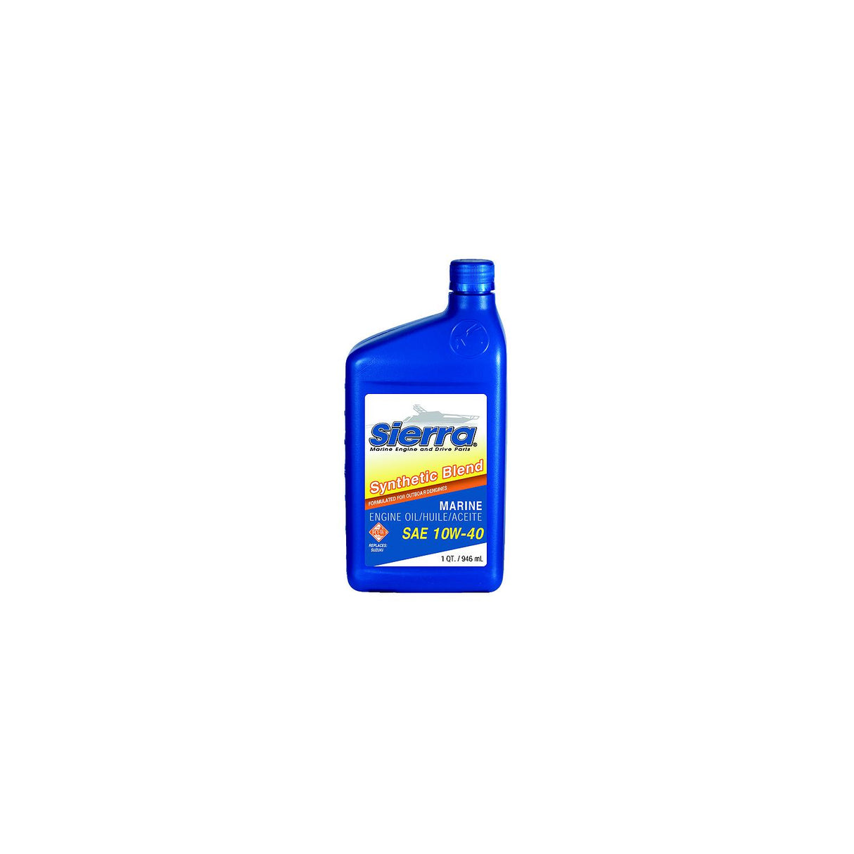 Sierra 25W50 FCW 4-Cycle Outboard Synthetic Blend Oil, 1L - 18-9552-8