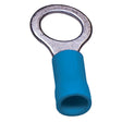 Handi-Man Marine Vinyl Insulated Ring Tongue Terminals (16-14 AWG, Stud Size: #8, Blue) - 110148 - image 1