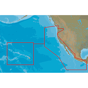 C-MAP 4D NA-D024 - USA West Coast & Hawaii - Full Content - M-NA-D024-MS