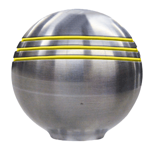 Schmitt Marine Throttle Knob - 1-7/8" - Gold Grooves - 50048