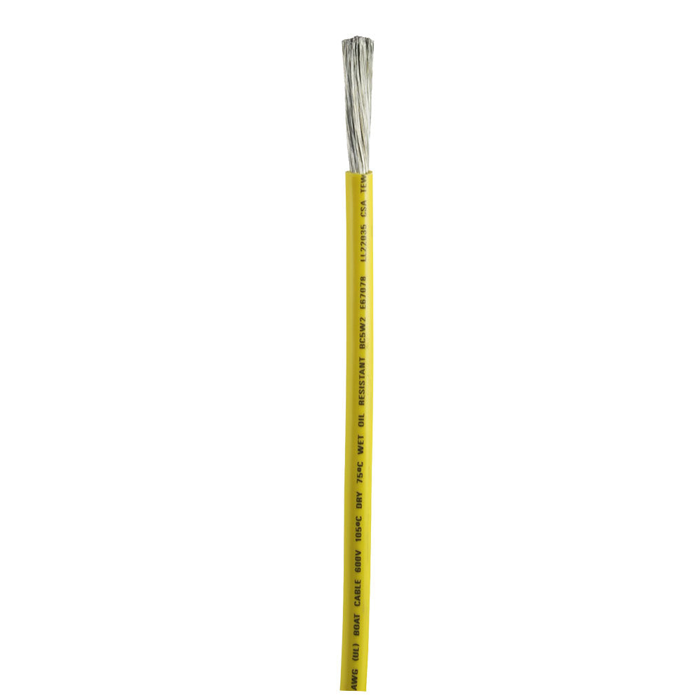 Cable de batería Ancor amarillo 4 AWG - Vendido por pie [1139-FT]
