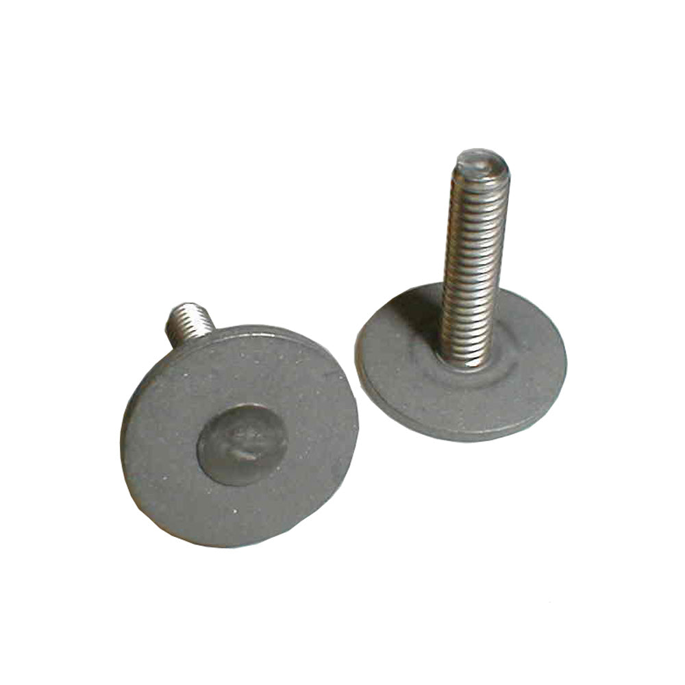 Montaje para soldadura Perno de panel de acero inoxidable de 0,75" de alto con base de 0,62" y rosca #8 x 32 - Cant. 15 [83212]