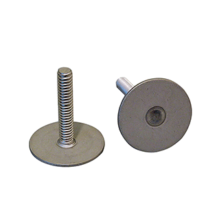 Weld Mount 1" Tall Stainless Stud w/1/4" x 20 Threads - Qty. 10 - 142016