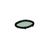 Bomar Gray Series Elliptical Fixed Molded Portlight Black w/ SS Trim Ring - G515---18SS - image 2