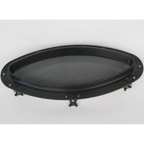 Bomar G61618 Gray Series 6 x16 Opening Elliptical Molded Portlight, Black - image 1