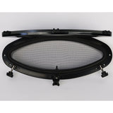 Bomar G61618 Gray Series 6 x16 Opening Elliptical Molded Portlight, Black - image 3
