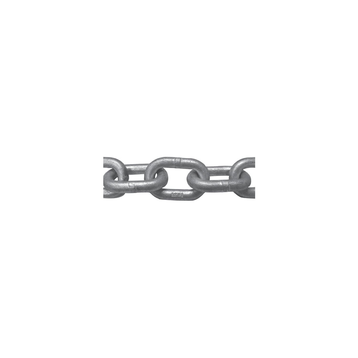 Titan Chain 10315751L25 G43 Galvanized Mooring Chain Long Link-Cut Length in Drums - 8 x 25' cut sections, 3/8" x 200' - 10330664 - image 1