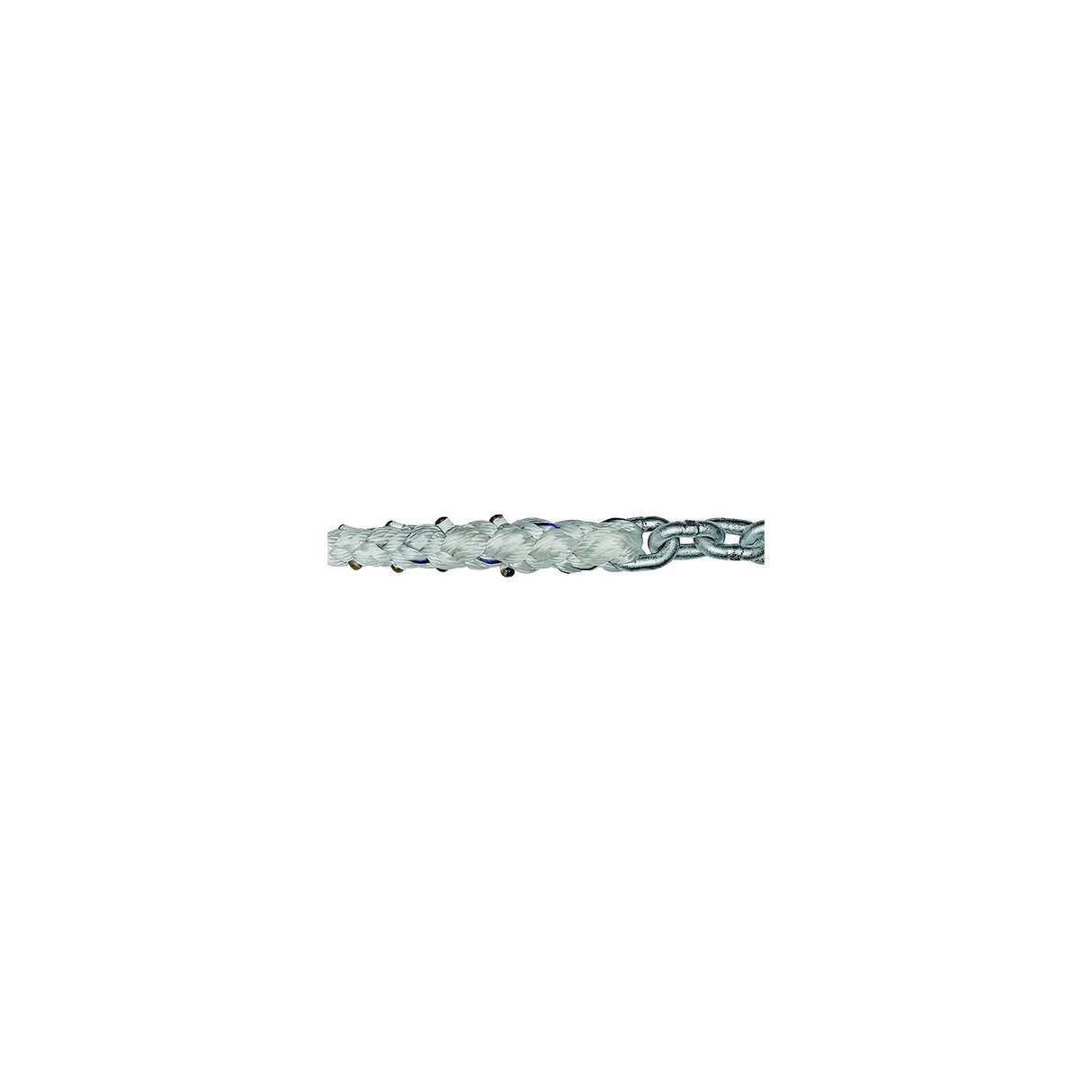 Titan Chain CAR8P58250H5150 Eight Strand Anchor Rode, 5/8" x 250' Line, 5/16" x 50' Chain - CAR8P58250H5150
