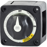 Blue Sea Systems Blue Sea 6011200 m-Series Battery Switch Dual Circuit Plus - Black